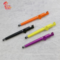 Newest product ideas mobile phone holder stylus pen with code logo print